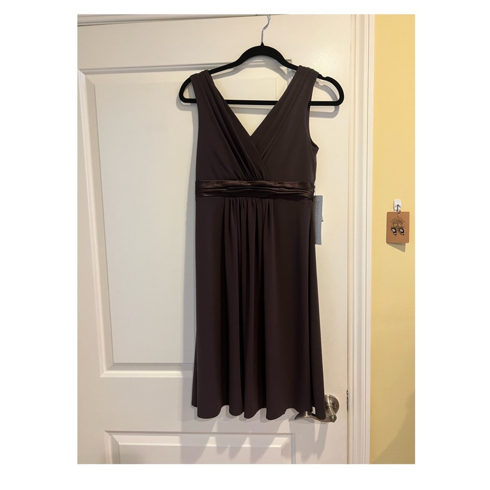 NWT David’s Bridal Bridesmaids Dress - Truffle